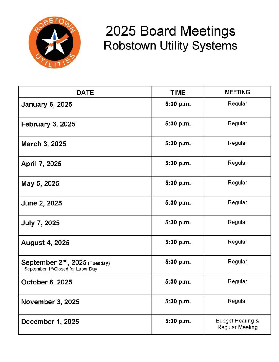 Meeting Dates