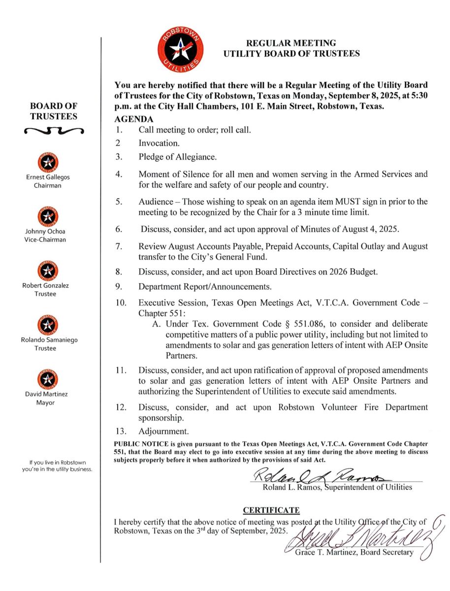 AGENDA